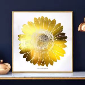 씽크어스 해바라기 액자 인테리어 그림 개업 선물 황금해바라기 오리지널