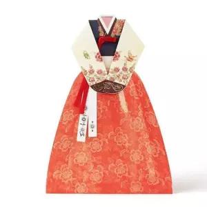 [마이모노샵][마이모노샵] 외국인 기념 선물 신년 연하장 손편지 한복카드 감사 (28565226)