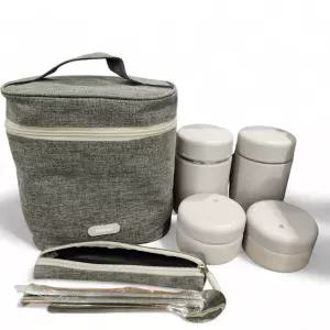 글라스락 보온도시락 스텐 보냉 보온 죽통 수능 직장인 발열 국산 도시락통 가방 수저 포함