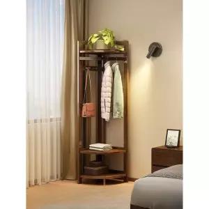 원목 코너 행거 옷걸이 조립식 북유럽 스탠드 이동식