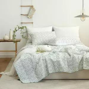 퓨어브리즈 내츄럴 리플 시어서커 이불Q+베개버커2장 SET