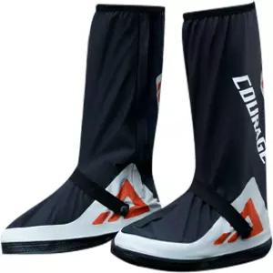 지퍼 접이식 레인프 야외 보호 장비로 럼 남성용 린조이 방수 레인부츠 신발 커버