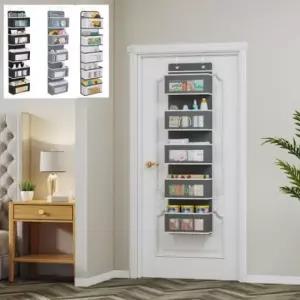 [생활] 문걸이 5단 수납 포켓 옷장 정리 소품 바구니 벽수납 벽걸이 수납장 월포켓 방문 문행거