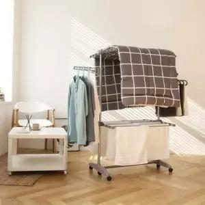 세탁건조대 6단 이동식 접이식 빨래건조대
