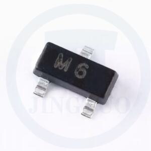100pcs S9015 M6 0.1A 45V SOT-23 PNP SMD 칩 트랜지스터