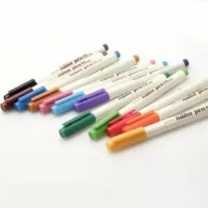 [문구/오피스] 컬러 이름표 네임펜 12색 다양한 색상 이름쓰기 필기용