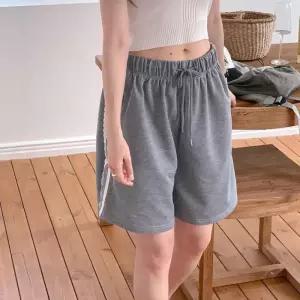 [다잇템]여자 여름츄리닝 레이스 고무줄 4부 반바지 (35833417A)