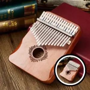 칼림바 스티커 목재 예쁜 핸드메이드 음악 악기 TLz09279