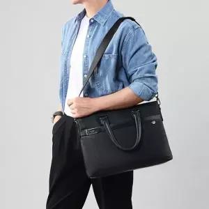 가죽 서류 가방 남성용 회사