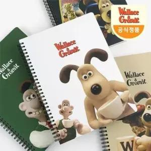 [문구] 대학용 스프링 노트 월레스와 그로밋 디자인 공책 학습 메모용 노트북