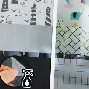 창문 필름 물부착 암막 베란다 창문 시트지 유리창 사무실 거실 인테리어 어린이집 블라인드 사생활 가림막