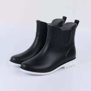 인기상품 패션 반장화 여자 워커 부츠 우화 고무 숏레인 단화 [W345D64_260309]