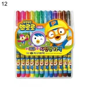 [문구/오피스] 향기싸인펜 뽀로로 12색 12세트