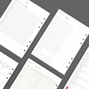 [문구/오피스] 다이어리 리필 내지 6공 재료 필기용지 노트 정리용