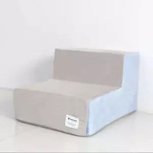 [반려] 강아지 투톤 계단 2단 블루 마블 1P 애견 관절 스텝