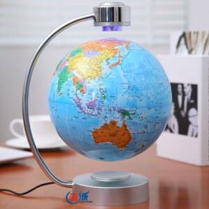 8인치 자기부상 지구본 자전 테이블에 지형지구본 MOVA 자전사무실 부상 발광