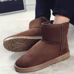 인기상품 따뜻 남자 부츠 스웨이드 털장화 데일리 외출 코디 [W54CA0D_260310]