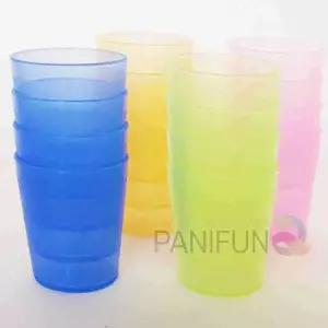 [하프클럽/브이와이]쥬스컵 플라스틱음료컵 캠핑용컵 칼라컵 4개