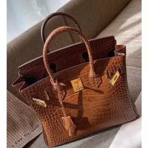 악어패턴 소가죽 가방 장모님 토트백 체인백 가죽 악어백 숄더