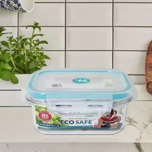 ksr 한진 신선에코락밀폐용기 미니반찬통 직사각 0.3L 1p