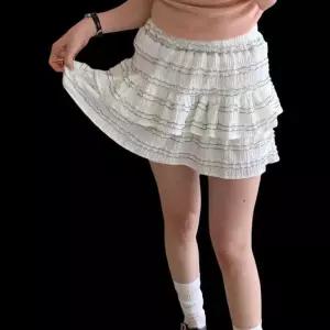 [다잇템]여자 미니치마 티어드 프릴 고무줄 스커트 (31624033A)