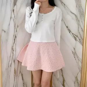 [다잇템]여성 후레아 플라워패턴 쁘띠 스커트 (31623963A)