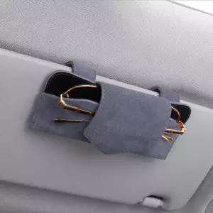 웨스턴 스웨이드 선바이저 선글라스 클립