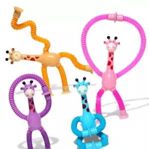 팝잇 판촉물 팝튜브 팝잇튜브 튜브장난감 기린 단체선물 튜브12개 자바라호스 E1WD0A3FF8