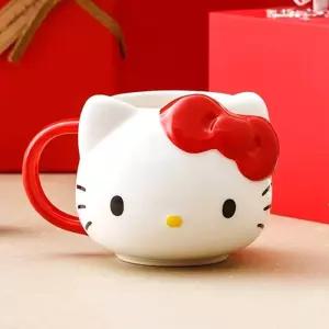 헬로키티 페이스 입체 머그컵 475ml
