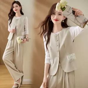 여성 핏예쁜 정장세트 세트 봄 핫팬츠에 슬림 와이드 바지 3종 인기1