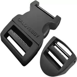 스트랩용 델룩사 필드 수리 버클 1인치 재봉 플라스틱 조정 가능 스트랩 평평한 측면 릴리스 백팩 (1PC )