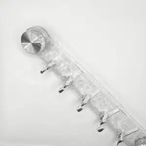 부착식빨판 물결무늬 다용도 후크걸이 무타공 벽걸이