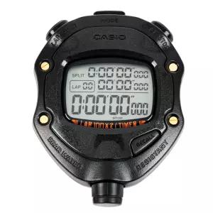 카시오 스톱워치 초단위 시계 (HS80) 축구심판 기능 타이머시계 초시계 스탑워치