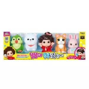 1세트 토솜이 동물 놀이 강아지 앵두 똘똘이 물총 몽실이 장난감 물놀이 인형 샤워 목욕