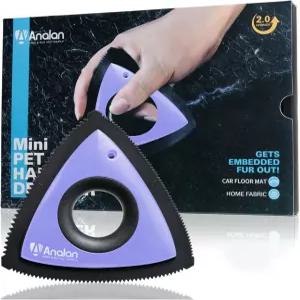 자동차 디테일링 용품용 아날란 미니 반려동물 털 제거기 인테리어용 카펫 강아지 자동 디테일링용 삼각형