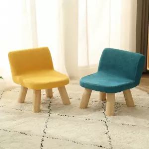 유아 등받이 의자 파스텔 컬러 어린이 미니 벤치