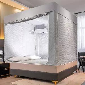 침대 방한텐트 우풍 난방 수면텐트 방음 기숙사