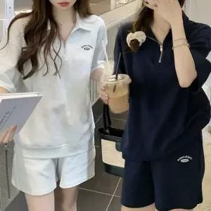 [yck]여성 여름 트레이닝복 반팔 반바지 상하 세트[패션]