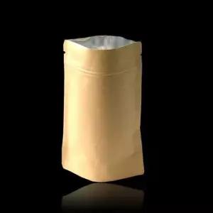 커피봉투 크라프트 고급형 지퍼스탠드 포장봉투 200장 20X27cm