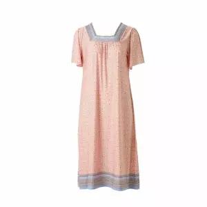 이월상품 폴리스판 에스닉 보더 나염 원피스 (VEV3927L)