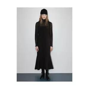 매장정품 에잇세컨즈 8SECONDS [EDITION8] 머메이드 롱 원피스 블랙 (114171BY15) 114171BY15 675637