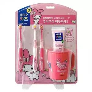 마이멜로디 어린이용 칫솔 치약 세트 유치원 양치용품 키즈