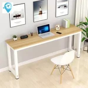 좁은 장테이블 테이블 폭좁은 너비 작업대 흰색 긴책상 조립형