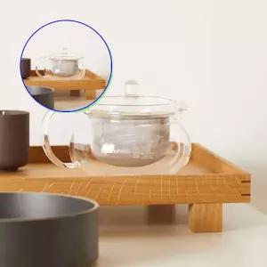 쌍문상회 편안한 하리오 차차큐수 티포트 300ml 내열 잎차거름망