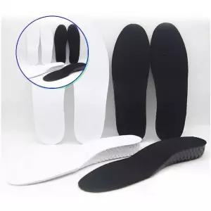 쌍문상회 여성 가벼운 초경량 깔창 흰색 검정 2cm 키높이 편한짤창쿠션 구두 인솔 운동화 실리콘 충격흡수 패션잡화 신발