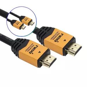 쌍문상회 HDMI케이블 5M 2.0V 골드메탈 4K PC TV KVM 연결 미러링 모니터분배기 선택기 공유기 셀렉터 리피터 확장 안드로이드셋탑박스