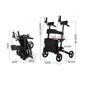 보행기 알루미늄 4륜 할머니 장바누기 휴대용 범용 다기능 표준형 걸음