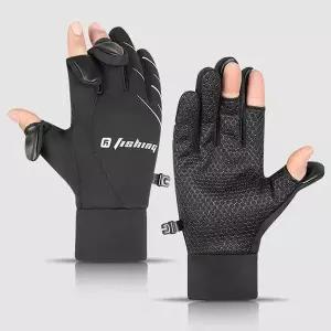 남녀공용 낚시장갑 쓰리핑거오픈 기모장갑 발열 방한 방수