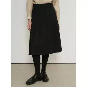 브랜드정품 제너럴아이디어 GENERALIDEA 클래식 플리츠 미디 스커트 [BLACK] GF1LSK503 132101