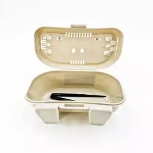 미끼 보관용 지렁이 급여통 낚시용 핀셋 포함 먹이 저장 케이스